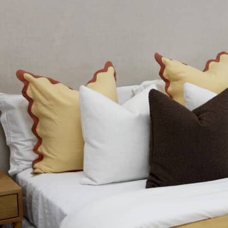 Yellow Wave Cushion Cover