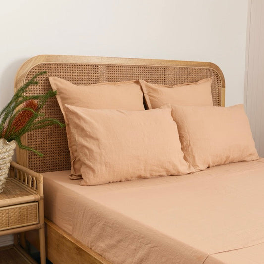 Verona Peach European Cushion Cover