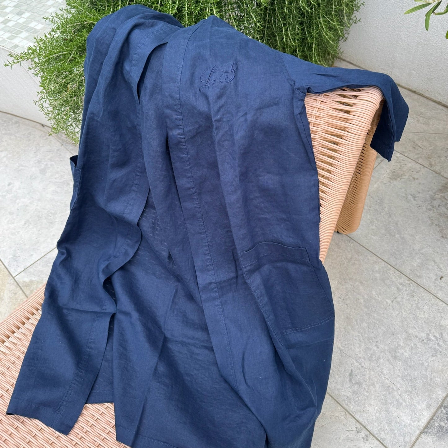 Embroidery for European Linen Robe