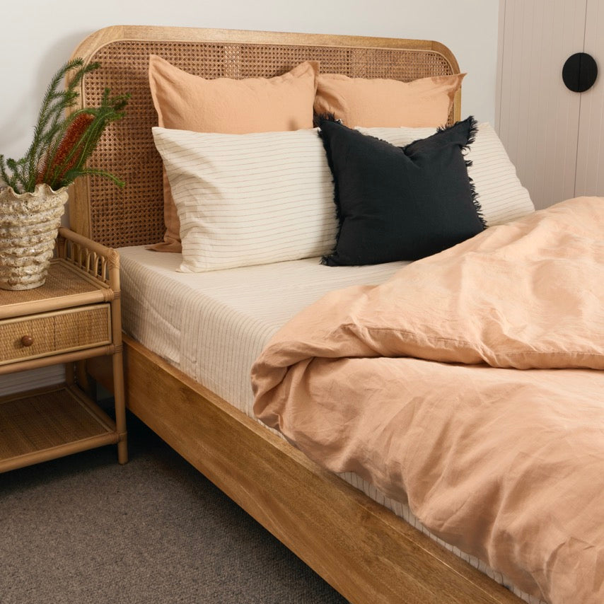 Sandstone French Flax Linen Sheet Set