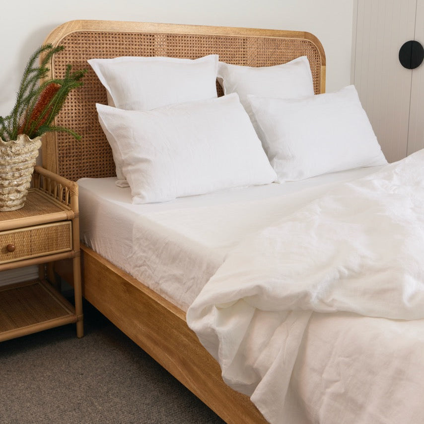 White European Cushion Cover
