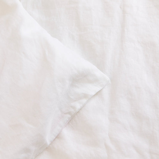 White French Flax Linen Fitted Sheet