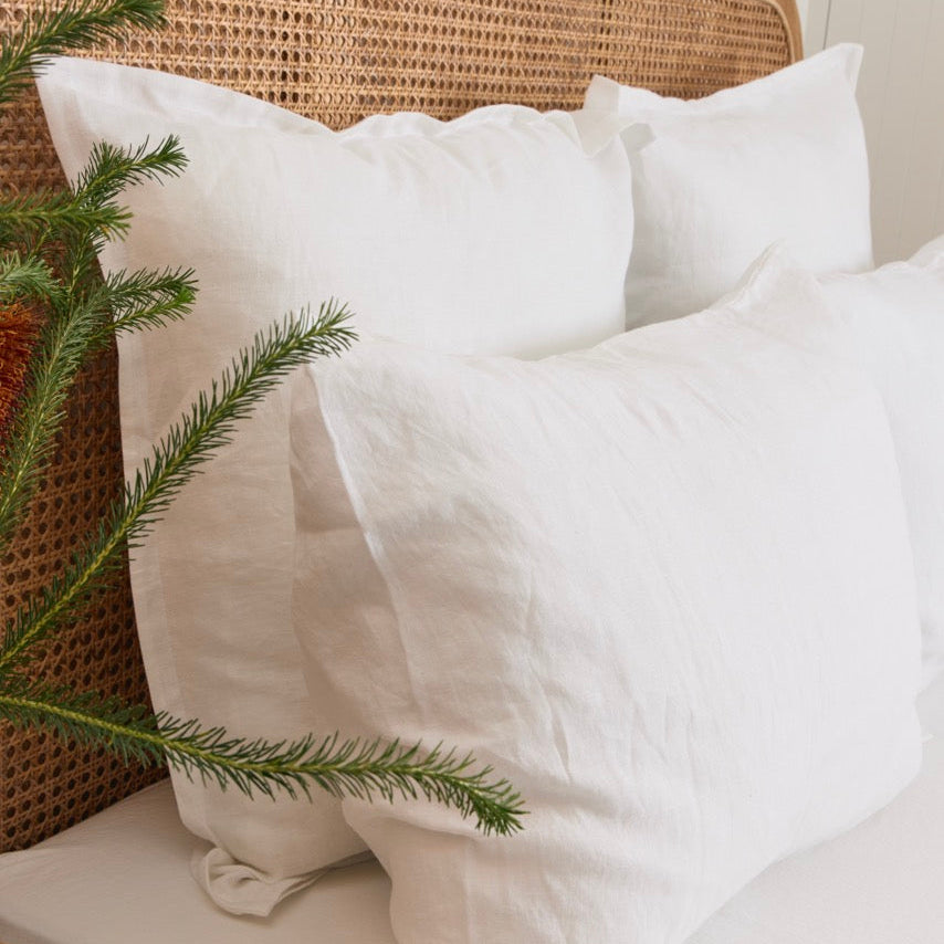 White European Cushion Cover