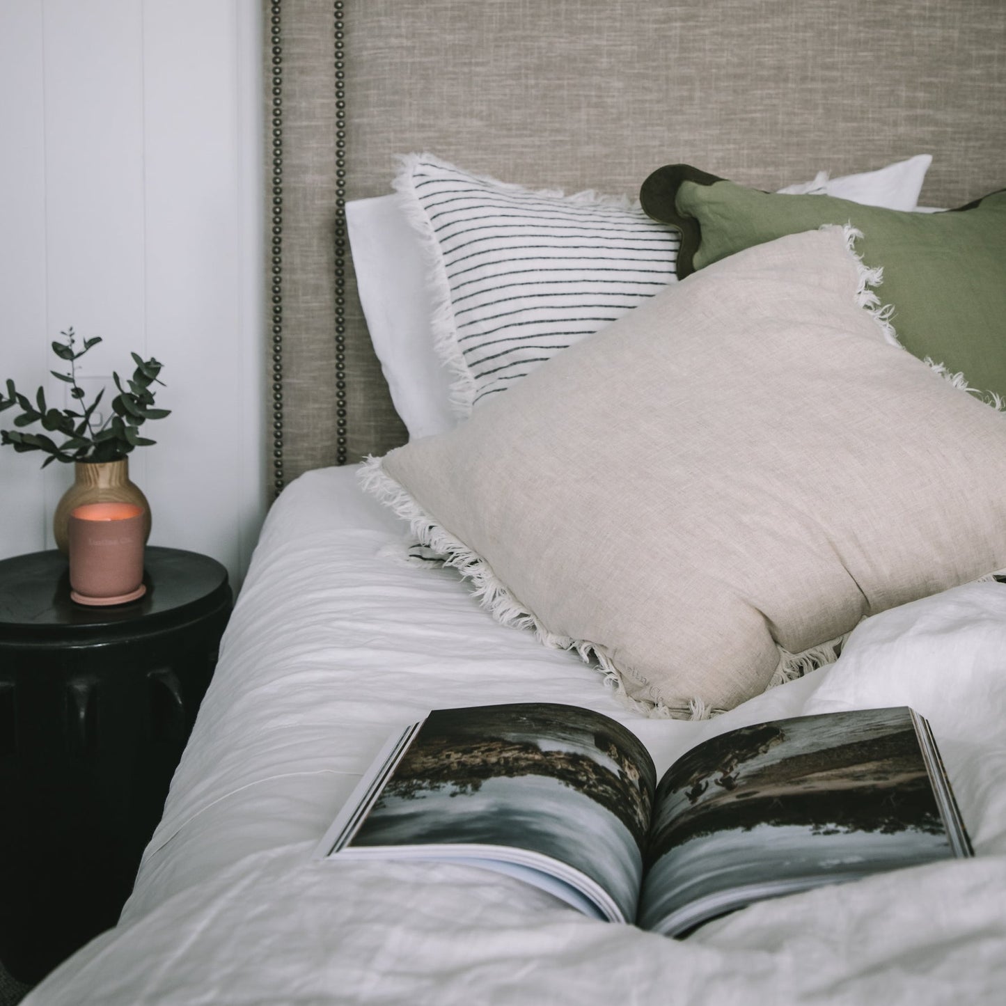 Natural Linen Cushion Cover