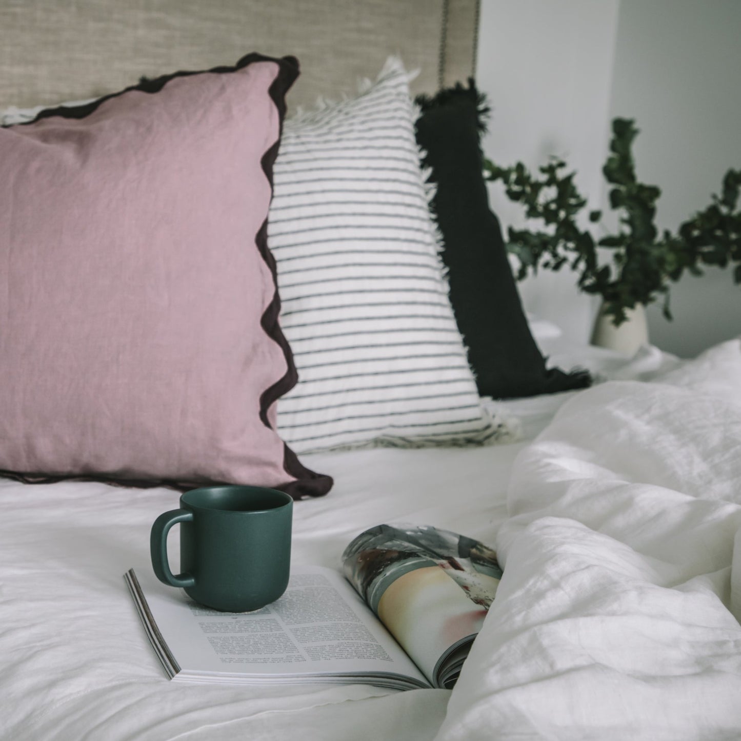 White French Flax Linen Top Sheet