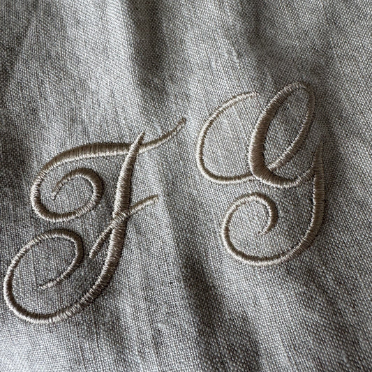 Embroidery for European Linen Robe